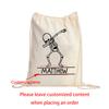 Personalized Name Trick or Treat Candy Bag Bachelorette Skeleton Dab Halloween Cotton Drawstring Backpack Teenager Gift Supplies