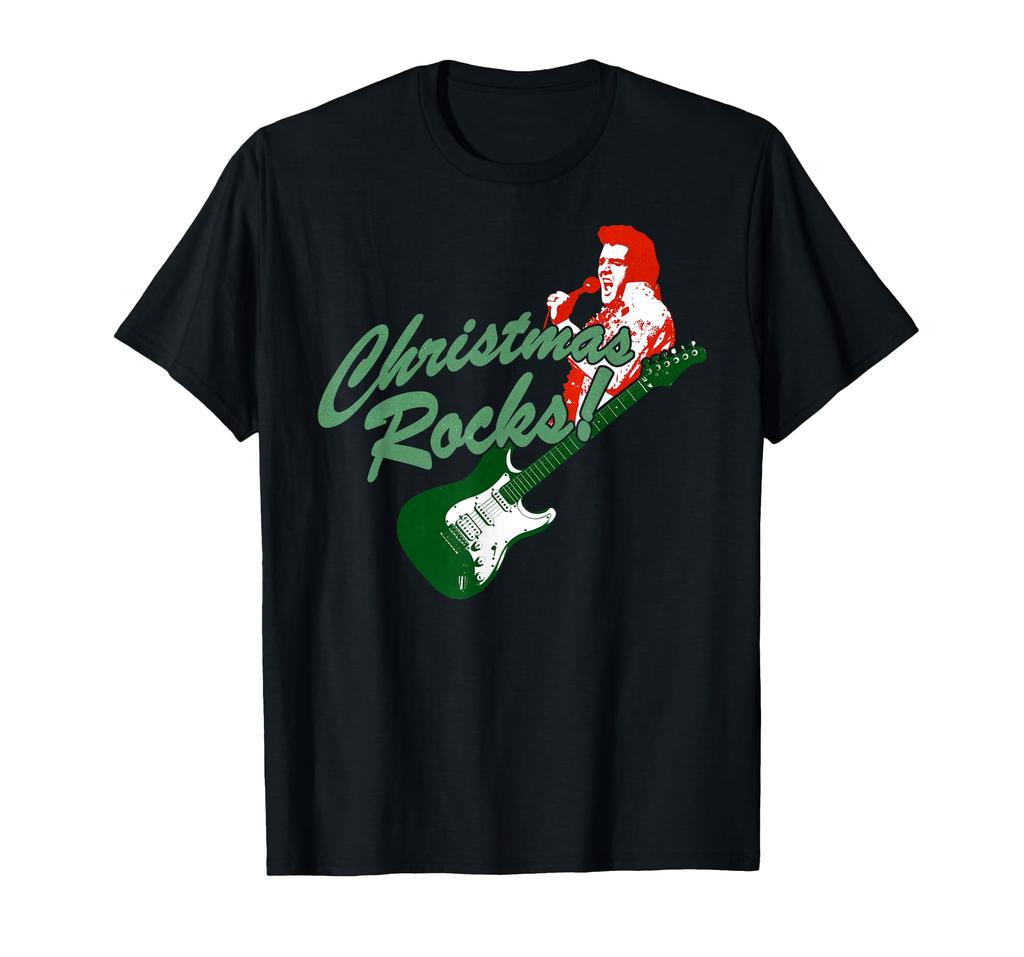 Official Elvis Presley Christmas Rocks! T-Shirt