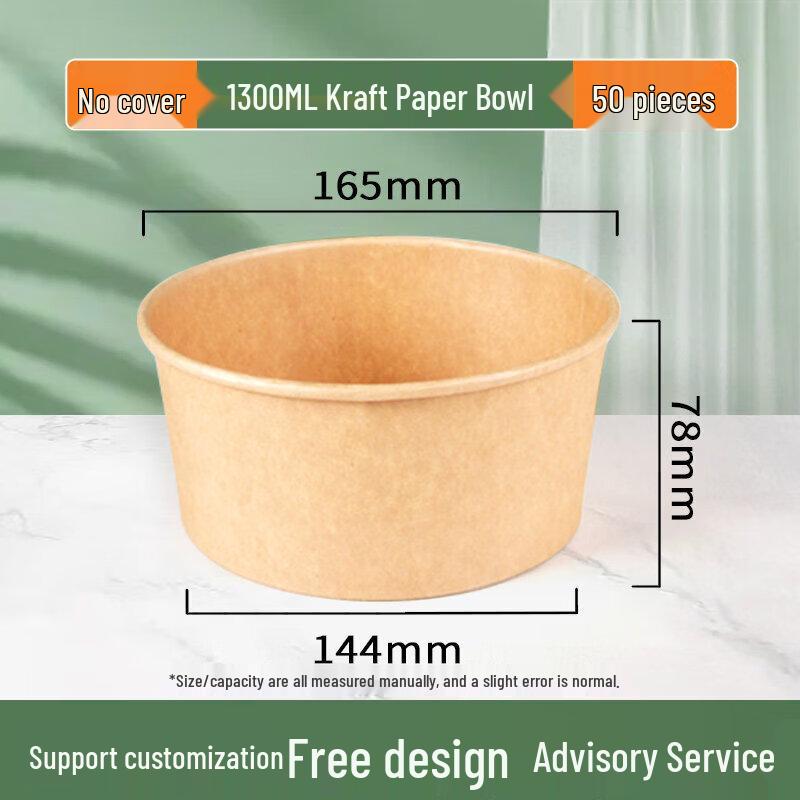 Disposable Kraft Paper Bowl
