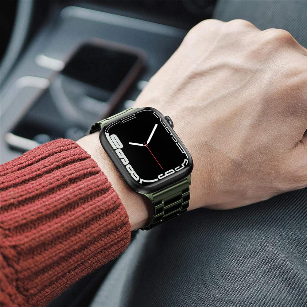 Classic stainless steel Correa for apple watch 10 46mm 42mm band Ultra 2 49mm 9 8 7 6 5 4 se 45mm 44mm 41mm 40mm 3 38mm 2028