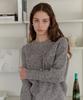 YUPPE Mix Wool Knit_Dark Gray