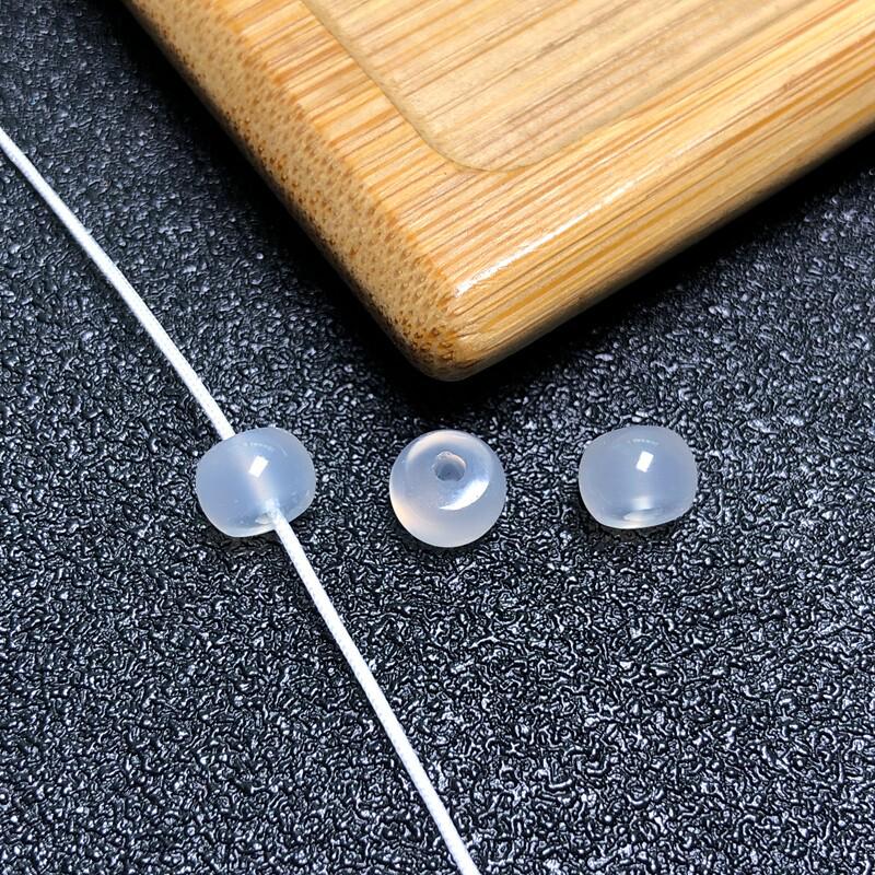 White Agate Spacer Beads for Bracelets and DIY Accessories