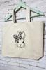 Shopper with Embroidery Rabbit with Bow LB786 NeedleWoman Beige (39681001)