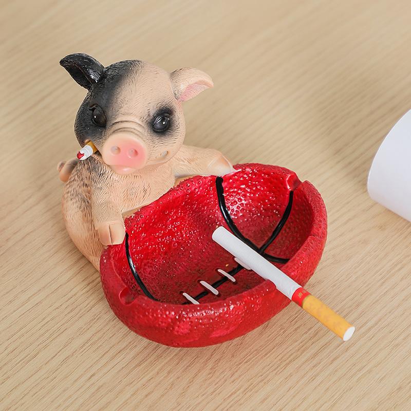 Creative Puppy Cat Dog Ashtray, Anti Fly Ash Ashtray, Home Living Room Office Funny Ashtray, Birthday Gift for Boyfriend