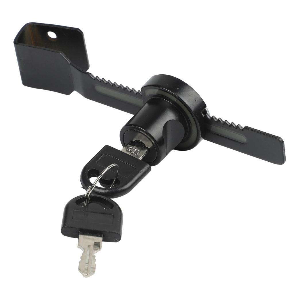 Punch Sliding Glass Door Lock for 12mm Thick Glass Clamp Zinc Alloy No Drilling Installation Luminous Positioning Feature