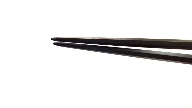 Daikokuya Chopsticks Edo Wooden Chopsticks Super High Quality Chopsticks Series Seven Square Striped Ebony (Superb (24cm))