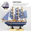 Graduation Sailing Boat Cake Topper - Decorative Boat Shape Cake Ornament for Party Celebrations, 5.51 X 5.11 X 1.57 Inches, Reusable Synthetic