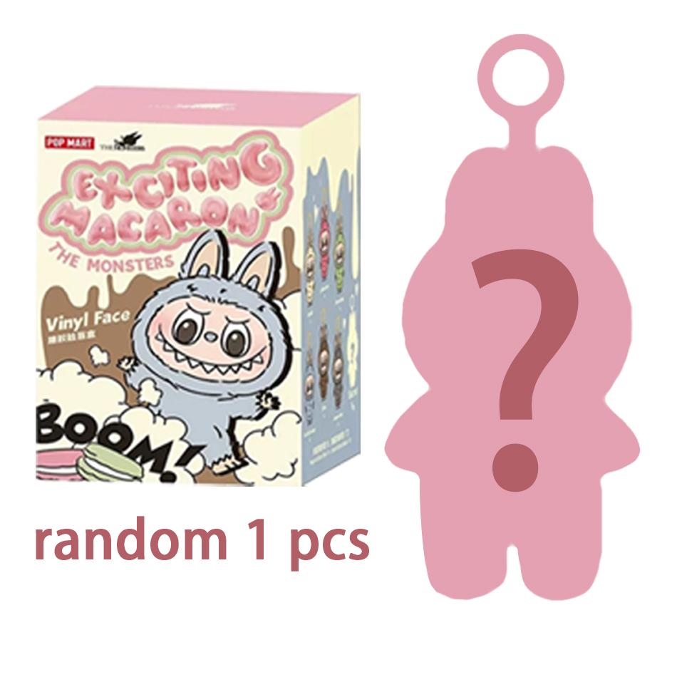 

LA BU V1 V2 V3 Сердцебиение Макарон Эмаль Лицо Монстров Слепая Коробка Фигурка Настольное Украшение Кавайная Кукла Детский Подарок на День Рождения