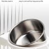 2Pack Stainless Steel Food Feeder Dish For Parrots Food and Water Supply Quick Cleaning Feeding Solution Cage Accessory