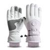 Ski Gloves Waterproof Touch Screen Plus Velvet Thickened Outdoor Riding Electric Vehicle Windproof and Cold Warm Gloves