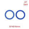 2Pcs PU Hydraulic Oil Seals with Single Lip Radial Shaft for Equipment Repair