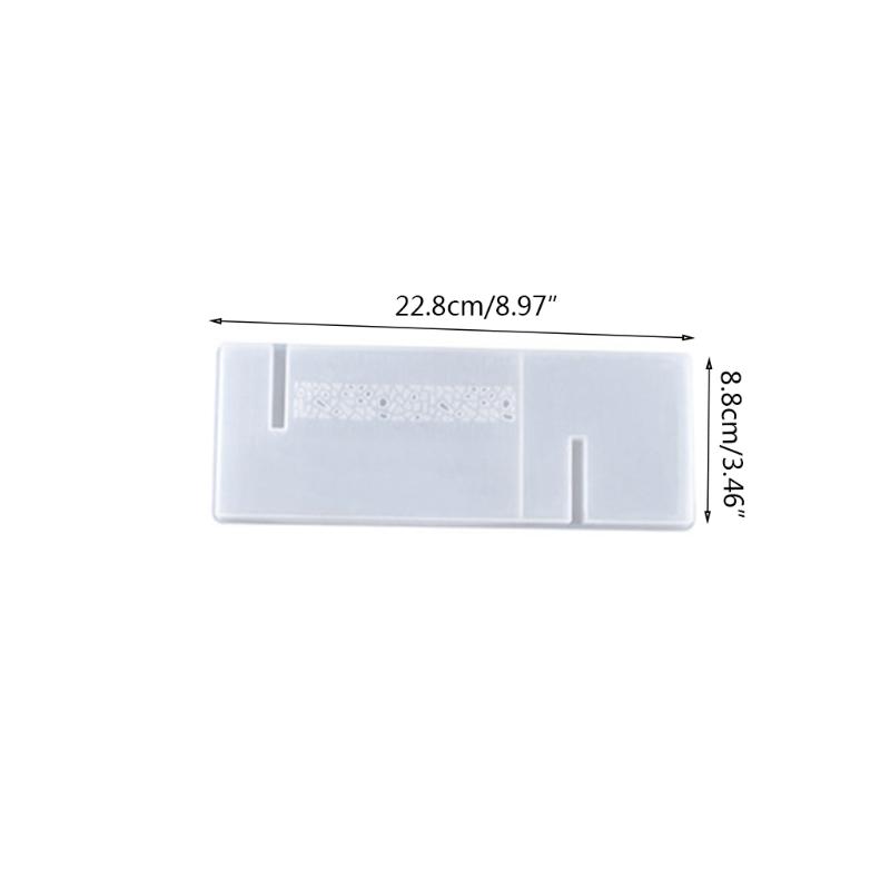 Handmade Mobile Phone Stand Silicone Mould Detachable Tablet Holder Epoxy Mold Shiny Phone Holder Crystal Resin Mold