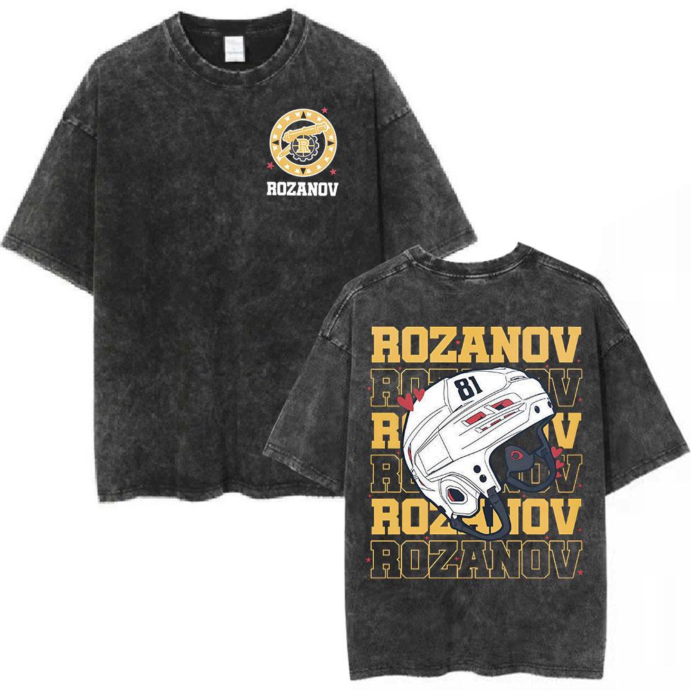 Vintage Gewaschen Beheizt Rivalität Ilya Rozanov 81 T-Shirts Herren Damen Kleidung Mode Kurzarm Oversized T-Shirts