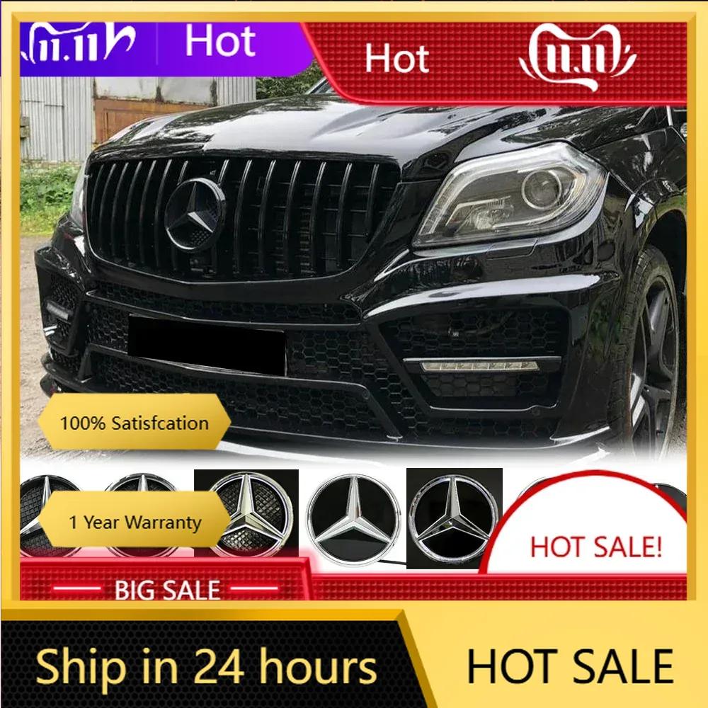 C200 E200 New 2025 For Mercedes Benz Illuminated Star Badge Car Front Grill LED Emblem Light  For Mercedes Benz GL X166 W205 W11