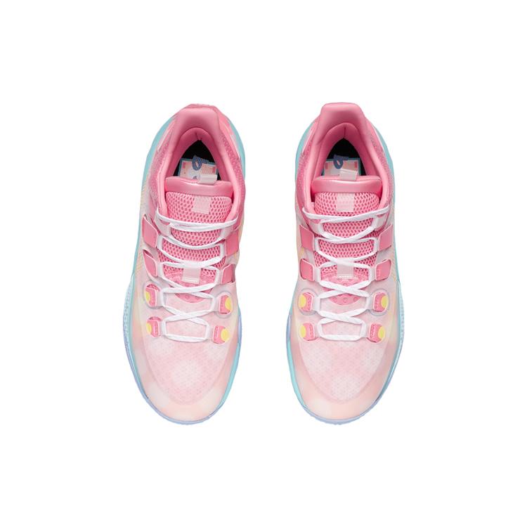 Li Ning SONIC 9 Low Textile, Synthetic Leather, TPU Cushioning Slip Resistant Abrasion Resistant Coverage Support ABAR039-7