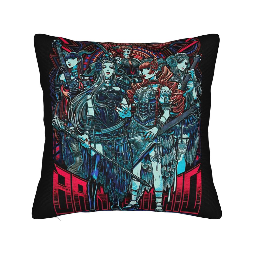 Band Maid Girls Rock Square Pillow Case Cushion Covers Awesome Zipper Decorative Pillowcase for Sofa xcm