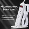6 Outlet Power Strip US Plug 0.8/1M Multi Socket Extender with Switch Socket Overload For Home Office Travel Adapter