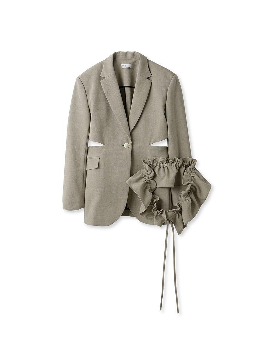 

Side Slit Suit Jacket 16WFJ241047 BEG [Styling] Women s