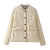 2025 Women's Patchwork Leopard Print Cotton-Padded Jacket: European/American Retro Fashion, Loose Comfortable Casual Outerwear