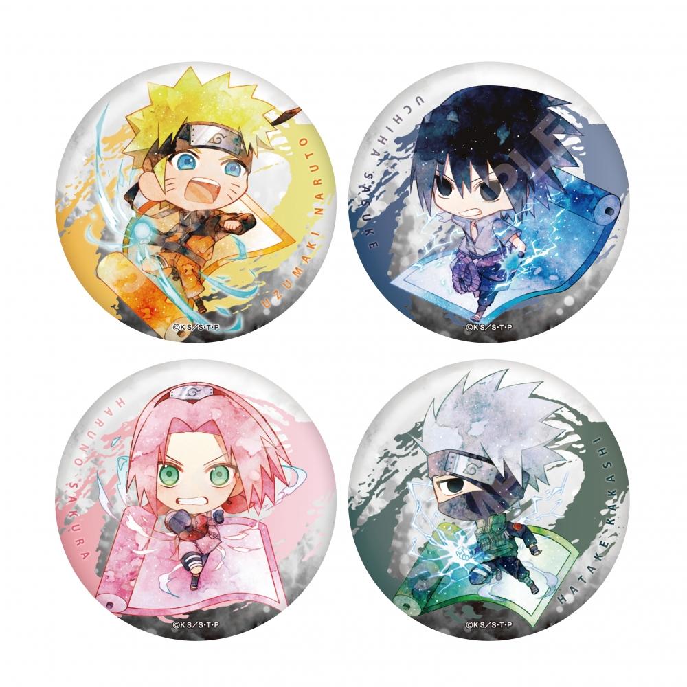 Naruto Naruto Shippuden Chara Deru Art Can Badge 01 1box 7pcs