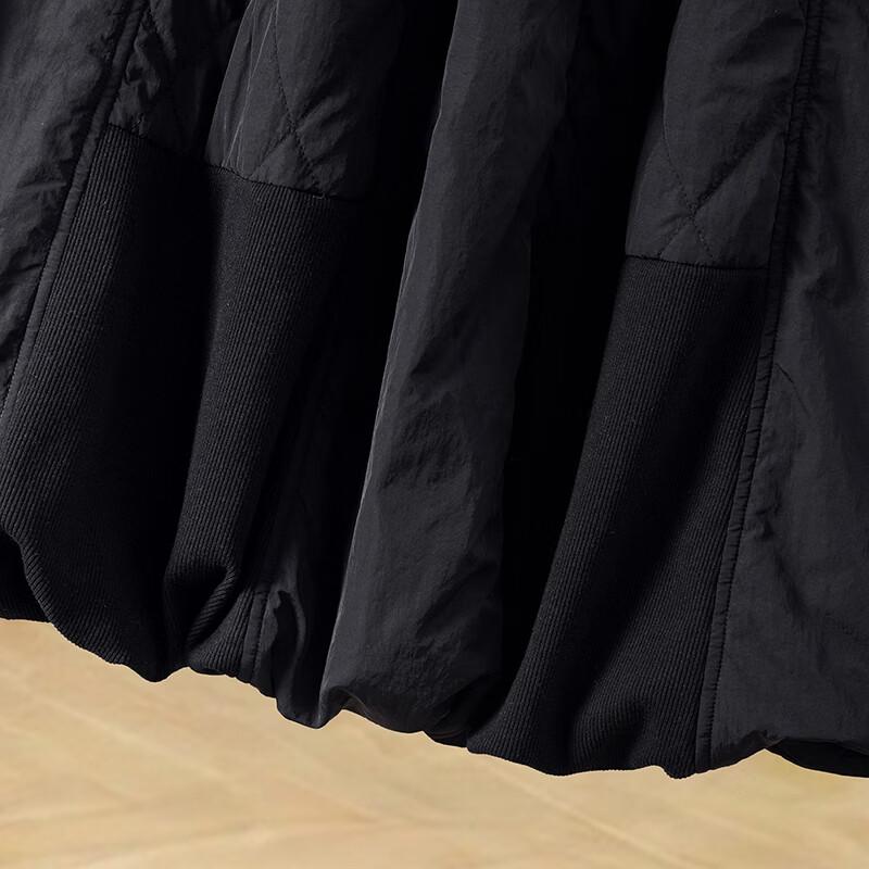 Women's Elastic Waist Quilted A-Line Midi Skirt