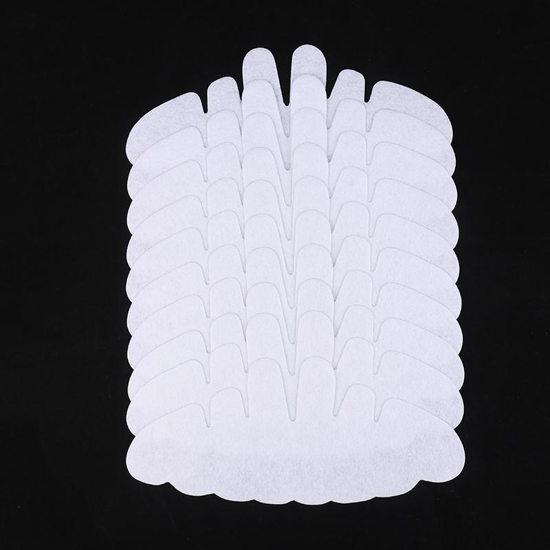10 Pcs Hat Sweat Liner Shields Absorbing Pad Prevents Stains Protector Bands For Baseball Golf Cap Men Women