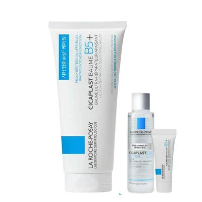 La Roche-Posay Cicaplast Baume B5+ Multi-Purpose Repair Balm Set 100ml (+Cica Toner 50ml + Baume 3ml)