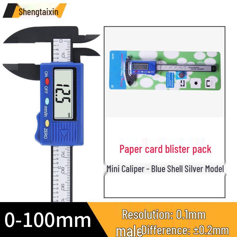 Antique-Style Digital Vernier Caliper for Jewelry and Playthings - Mini Electronic Display with Oil Gauge