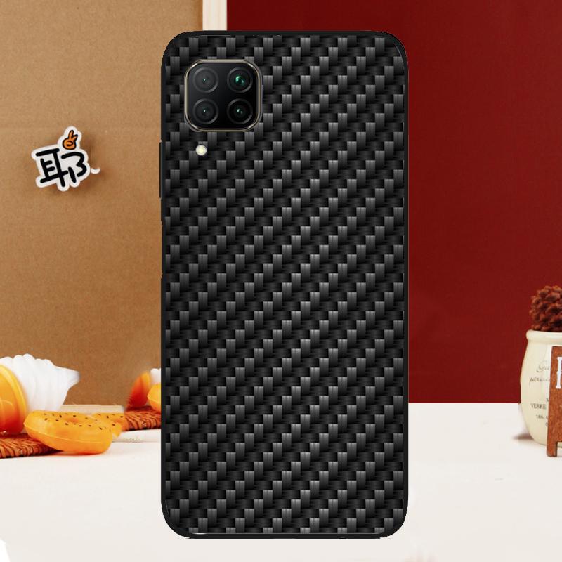 Carbon Fiber For Huawei Nova Y91 Y61 Y60 Y70 Y72 Y73 Y90 12i 11i 3i 7i 8i 9 10 SE P20 P40 P30 Lite Case