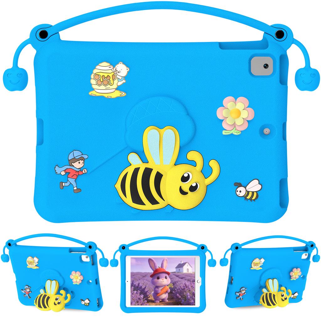 EVA Case For iPad 10.2 (2021) / (2020) / (2019) / Air 10.5 inch (2019) Bee Style Kickstand Tablet Cover with Carry Handle
