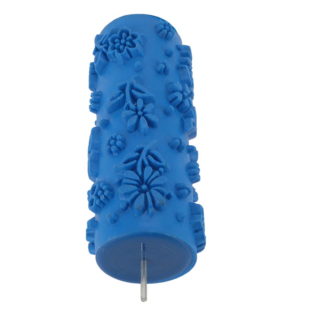 5inch Patterned Paint Roller Texture Rubber Roller Decorative Rubber Roller for DIY Painters