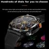 LUCKY START New Smart Watch Heart Rate Monitoring Bluetooth Call Voice Assistant GPS Sports Trajectory Waterproof Fitness SmartWatch