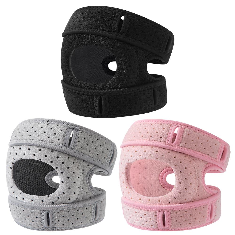 Patella Knee Brace Adjustable Patella Knee Support Knee Compression Sleeve for Basketball Volleyball Squats