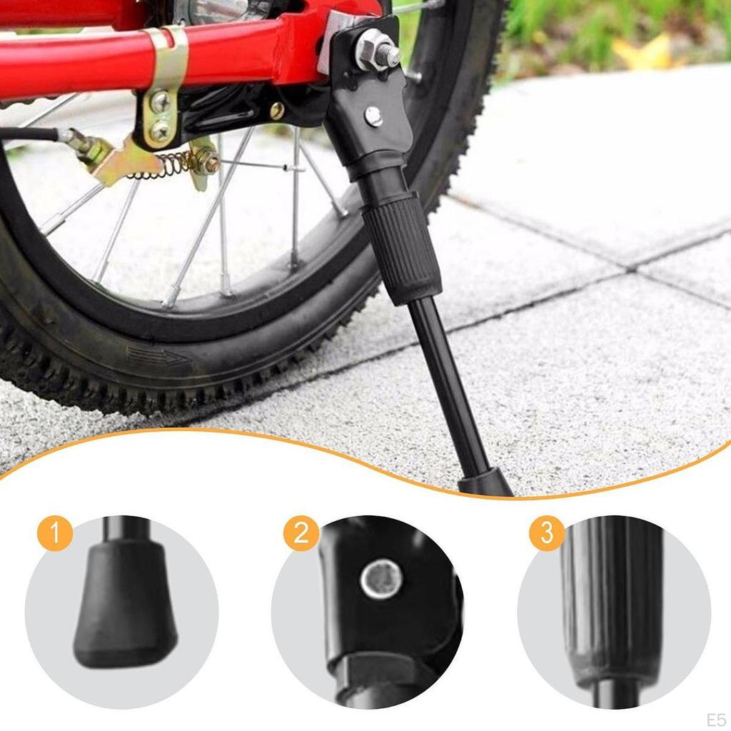 Kids Bike Kickstand Bicycle Foot Kick Stand,Single Side Kickstand,for Mountain Support