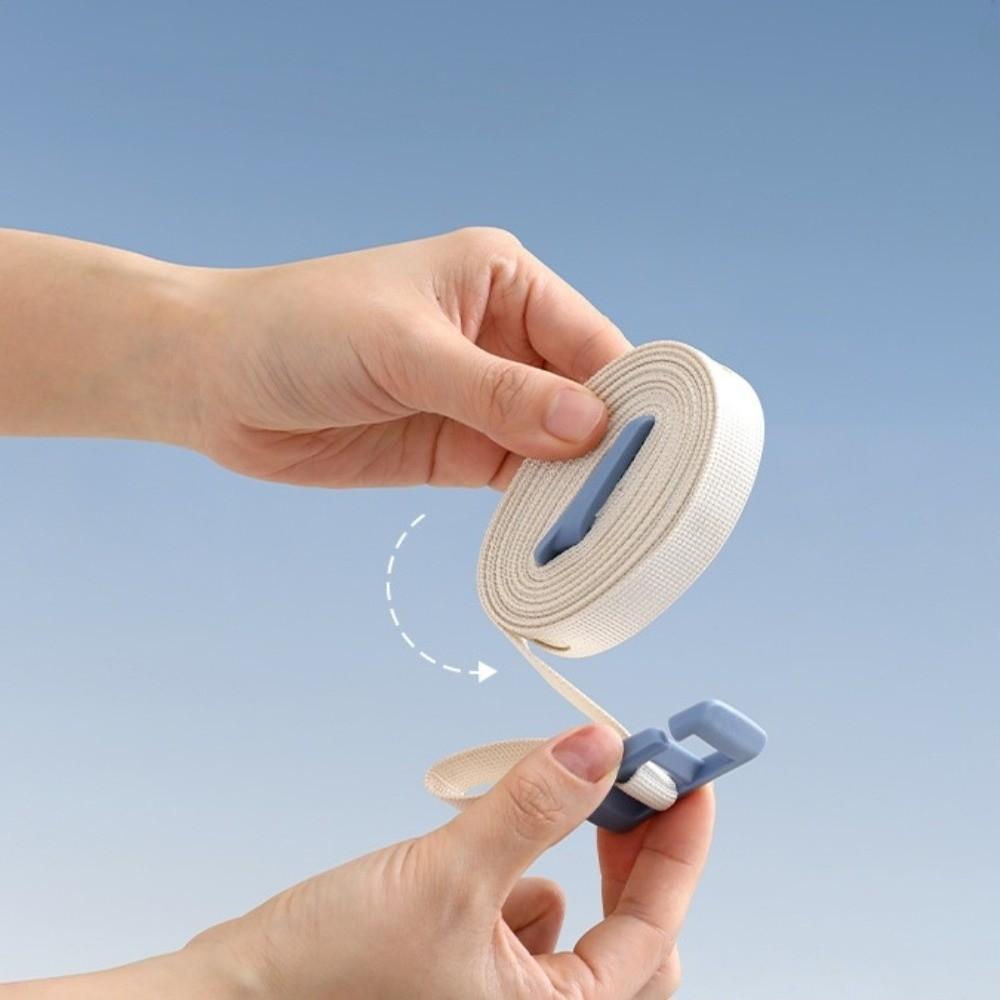 Windproof Outdoor Clothesline with 6 Clips Non-Slip Multifunctional Travel Laundry Drying Line Space-saving Adjustable