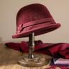 High-end Middle-aged Elderly Velvet Warm Hat, Female Mother Temperament Mink Top Hat, Autumn and Winter Basin Hat, Old Lady Hat