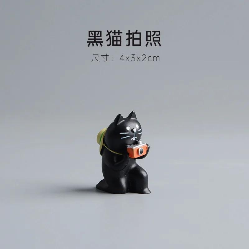 Cute Cartoon Cat Frog Bear Yellow Chair Computer Model Office Ornament Mini Home Decor Crafts Accessories Desktop Figurines Gift