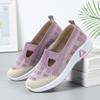 Chaussures de sport vulcanisées pour femmes au printemps Chaussures roses pour le quotidien des femmes Style tendance Maille respirante Semelle plate Chaussures de trekking One Kick