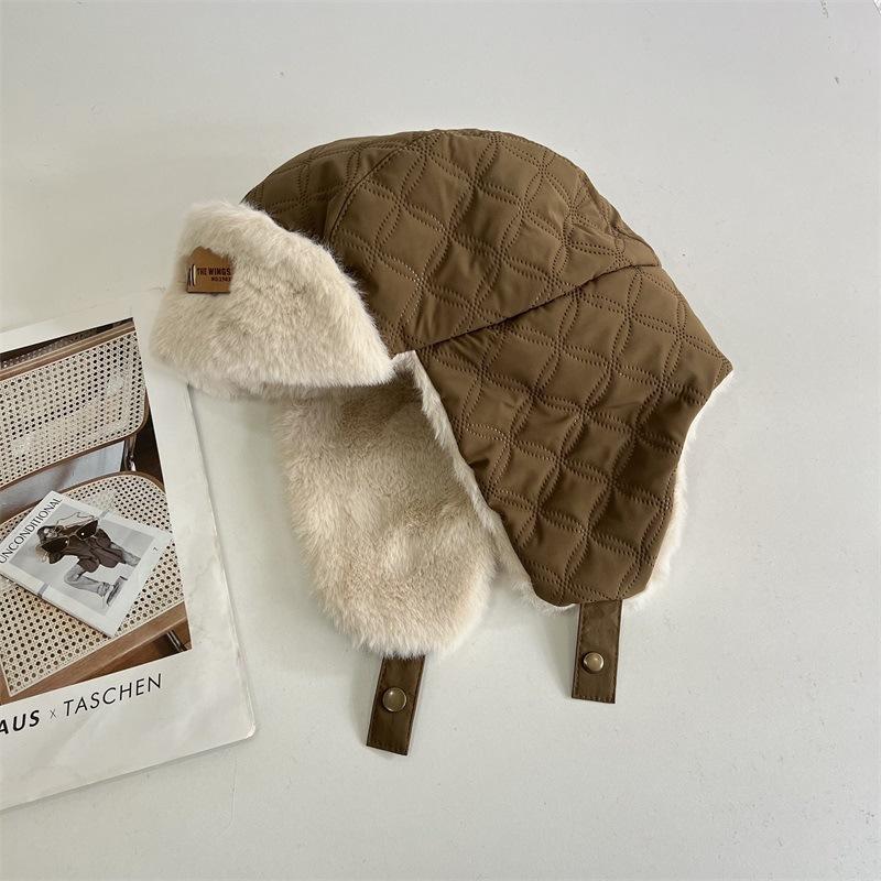 New Lei Feng hat winter thickened windproof warm northeast velvet cold ear protection cycling pilot ski hat