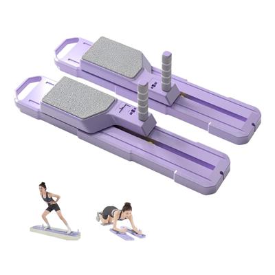 Delad Pilatesbräda, Multifunktionell Hemmagjord Magrullare, Nyuppgraderad Hopfällbar Pilatesmaskin, Tyst och Låg Ljudnivå, Justerbar Höjd, Multifunkti