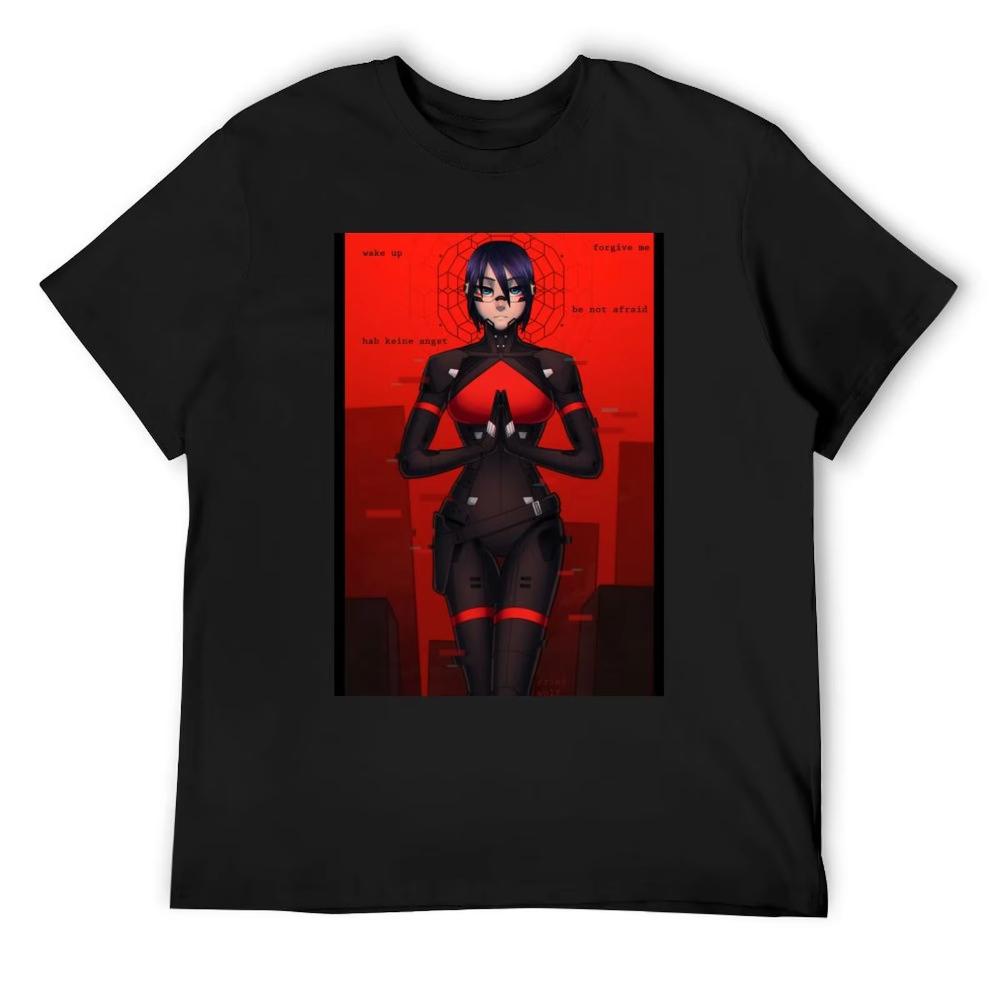 Signalis T-shirt Anime Figuren Grafisch T-shirt Vintage Shirts Grafisch Harajuku Streetwear Vintage T-shirt Herenkleding Grafisch