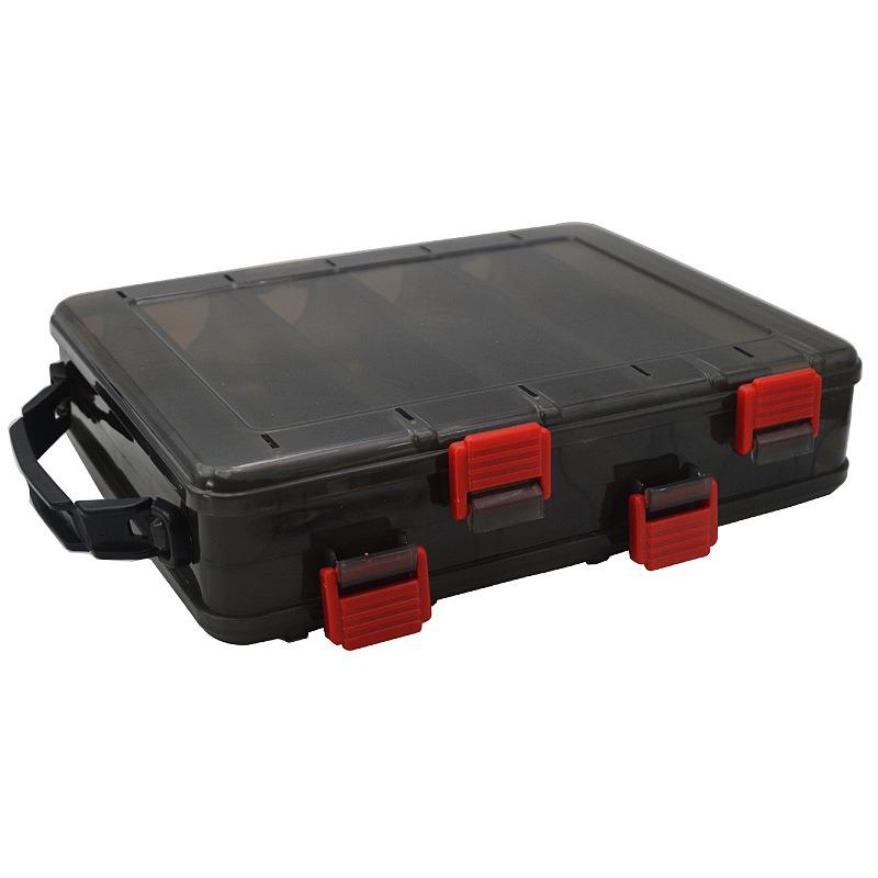 Handheld Double-sided Lure Box, Transparent Bait and Hook Storage Fishing Gear Box