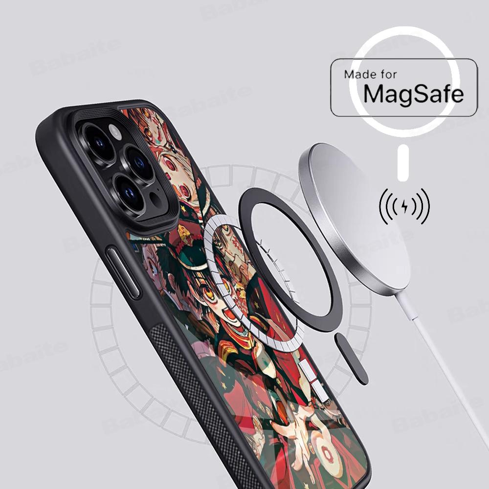 Toilet Bound Hanako Kun Phone Case Magnetic Case For IPhone 16 14 13 12 11 15 Pro Max Plus For Magsafe Wireless Charge Cover