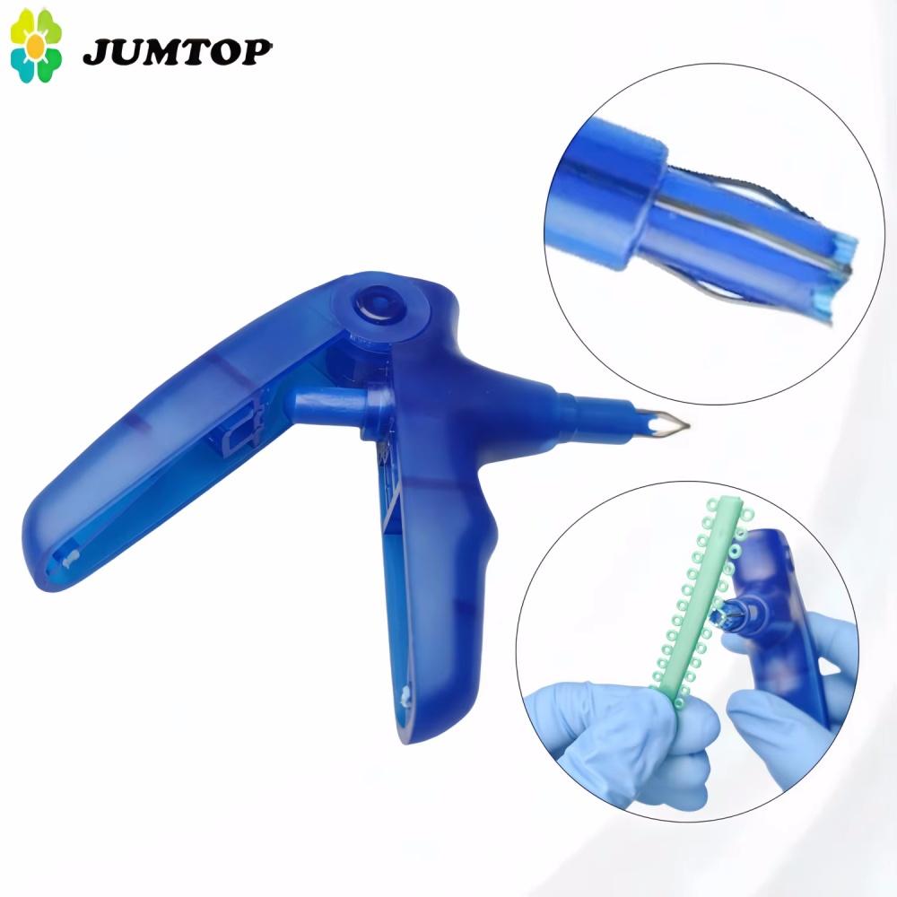 

1PCS Dental Orthodontic Ligature Gun Ligature Ties Placer Dispenser Ligation Ring Holder Polychrome Dentist Material синій