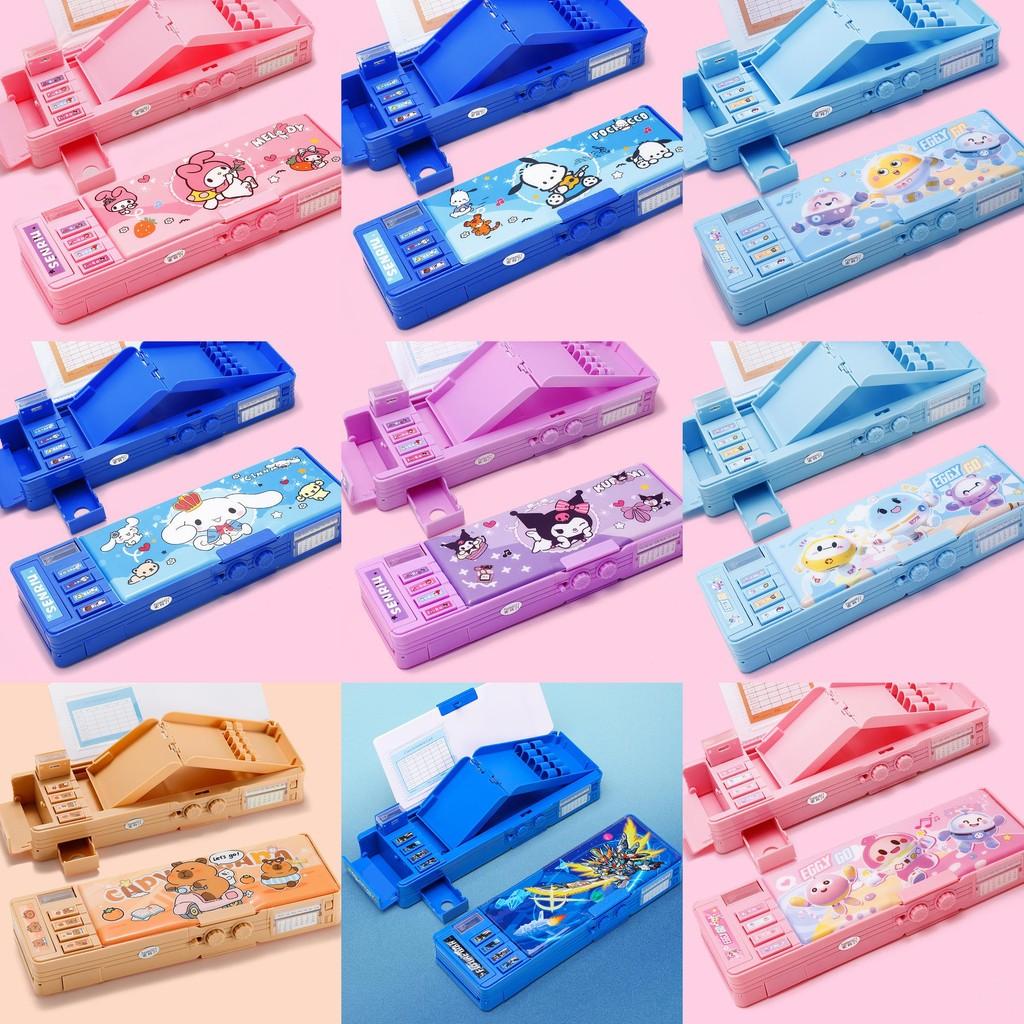 Capybara Kuromi Cinnamoroll Pochacco Password Lock Doublesided Organizer For Elementary Students Storage And Travel