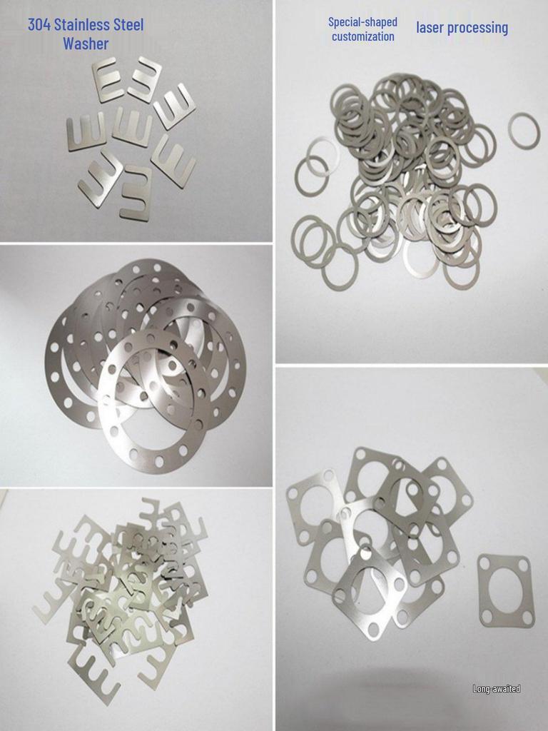 304 & 316L Stainless Steel U-Shaped Shim and Flat Washer for Gap Adjustment