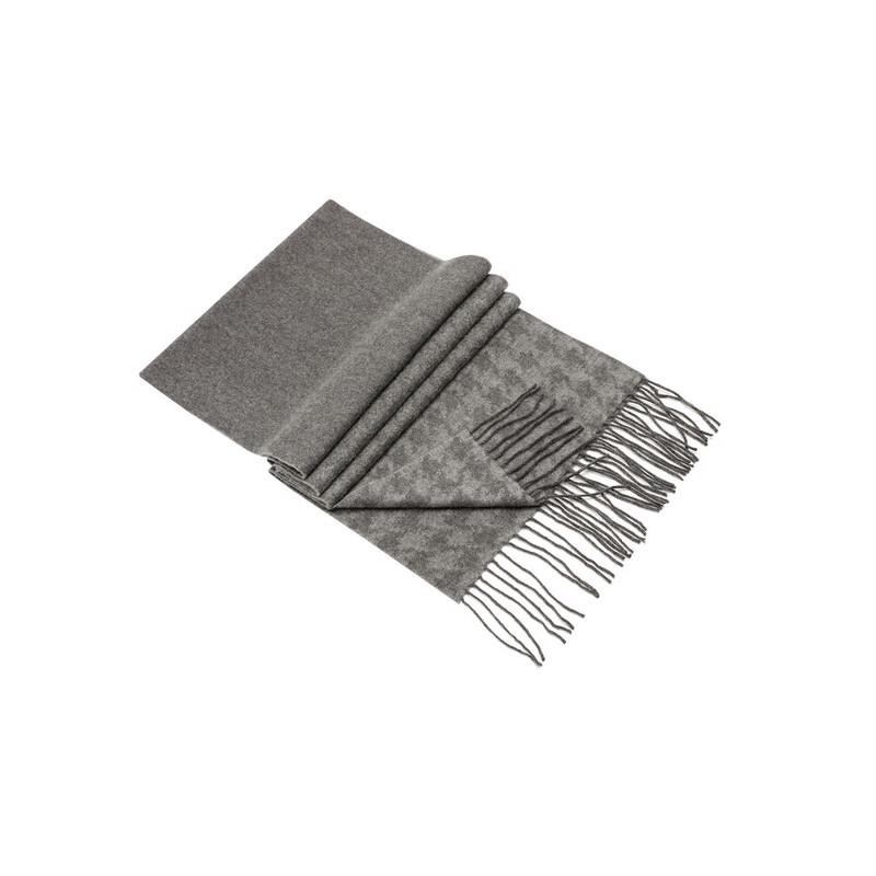 Yagor Houndstooth Cashmere Blend Scarf