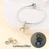 Spring Luminous Star Firefly Series Flowers Insect Animal Charms Beads Fitcopper Original Bracelets Women Fine Jewelry Gift