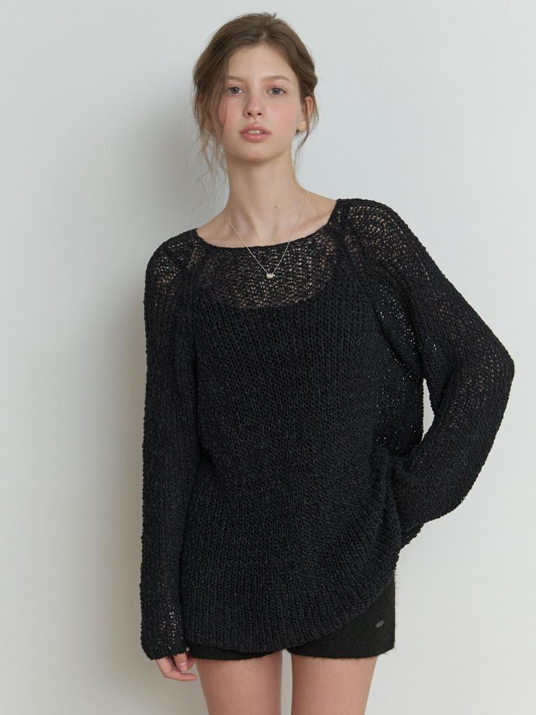 Liel Mendls Cotton Knit (Black)