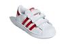 Adidas Originals SUPERSTAR CF Comfortable Abrasion Resistant Breathable Low top Skateboard Shoes White Red CG6622